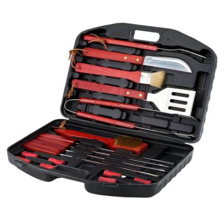 ⁦מזוודת פלסטיק כלים לBBQ עשרים ושתיים חלקים⁩ – תמונה ⁦2⁩