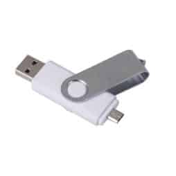 "טויסט" דיסק און קי עם חיבור מיקרוUSB  לטלפונים ניידים של אנדרואיד בנפחי זכרון שונים ובמארז אלומיניום