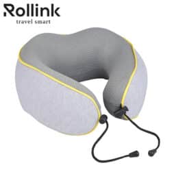 Ergonomic Memory Foam כרית לצוואר בנרתיק נשיאה מבית המותג Rollink