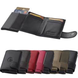 ארנק בטיחות RFID + NFC מעור שולף כרטיסי אשראי ותא לשטרות מבית המותג גבעוני