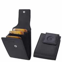 ארנק בטיחות RFID + NFC מעור 11 תאים לכרטיסים מבית המותג גבעוני