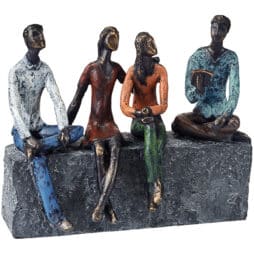 פסל אומנותי "חברים" מבית פסלי היוקרה "GRACIA GALLERY"